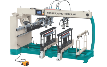 Multi Boring Triple Raw Machine