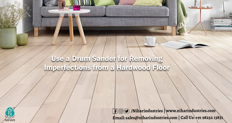 Hardwood floor drum sander discount